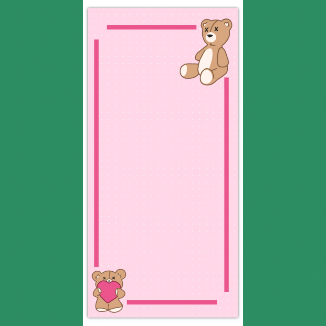 Baby Bear Notepad