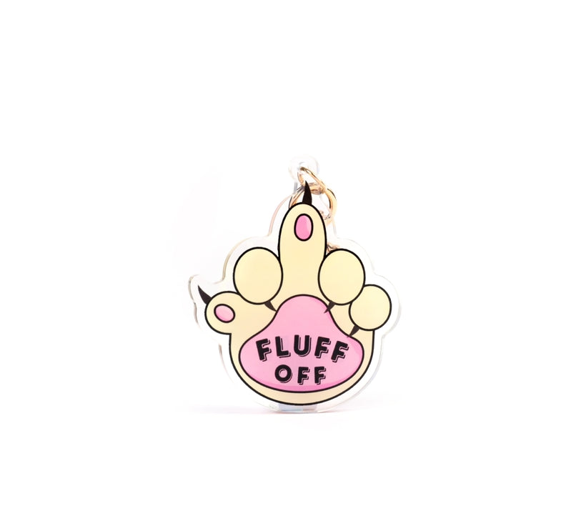 Fluff Off Keychain